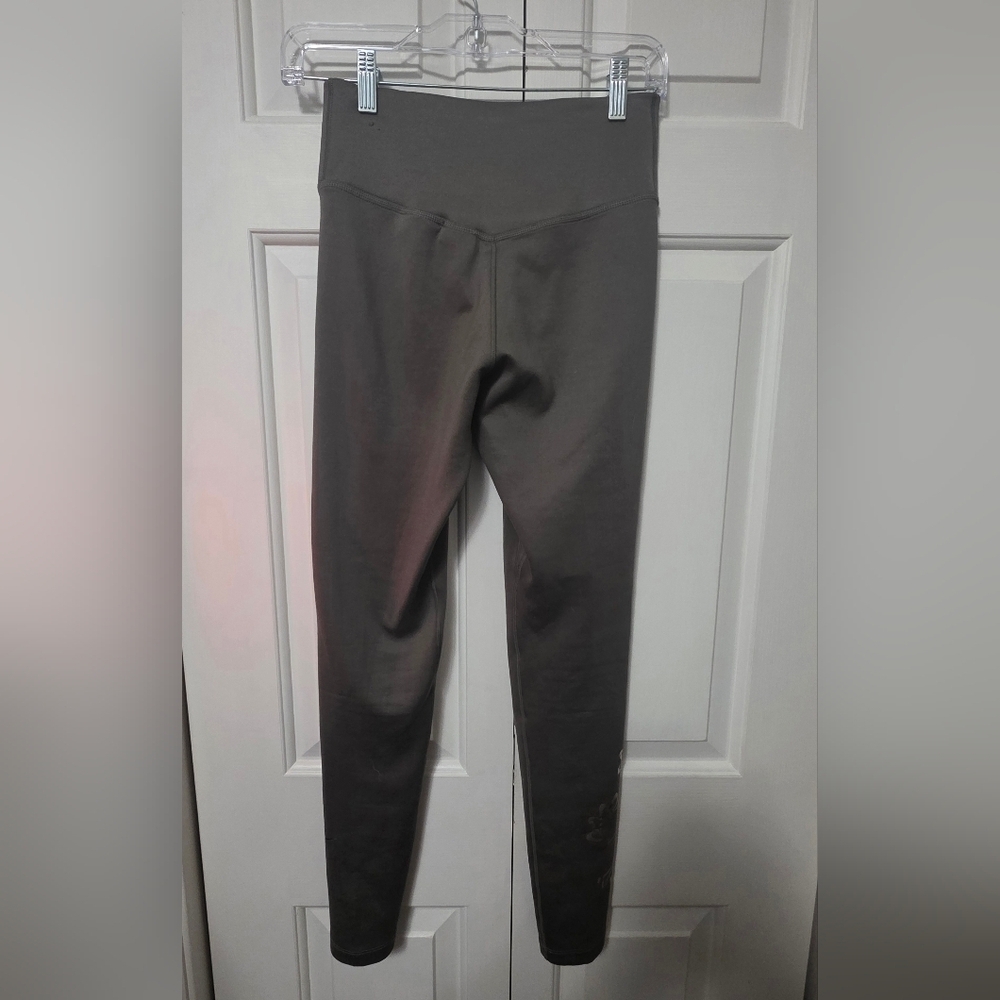 Nike Therma Fit One Mid Rise Leggings Size Small Olive Green - Picture 3 of 10